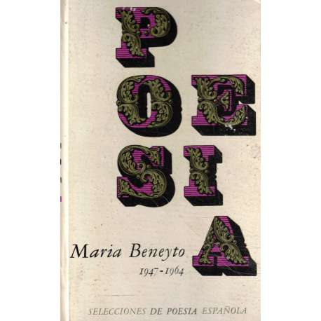 Poesía 1947-1964. Maria Beneyto