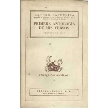 PRIMERA ANTOLOGÍA DE MIS VERSOS