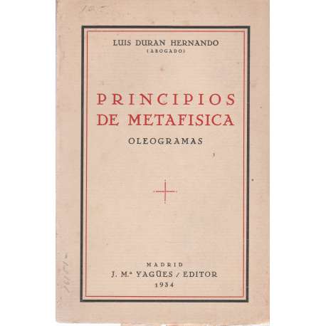 Principios de metafísica. Oleogramas