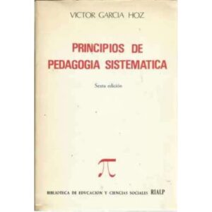 Principios de pedagogía sistematica