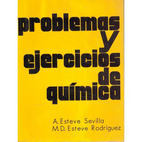 Problemas y ejercicios de química
