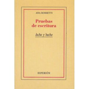 Pruebas de escritura