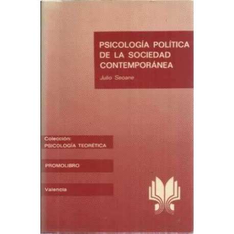 Psicología política de la sociedadcontemporánea