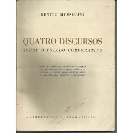 Quatro discursos sobre o Estado corporativo
