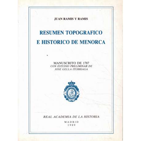 Resumen topográfico e histórico de Menorca