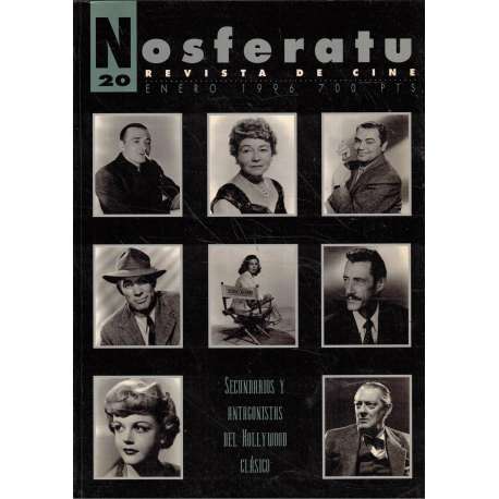Revista de cine Nosferatu 20. Secundarios y antagonistas del Hollywood clásico