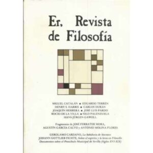 Revista de Filosofía Sevilla, nº7 año IV y nº8 año V