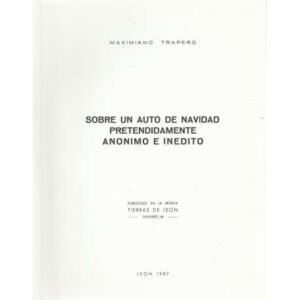 Sobre un auto de Navidad pretendidamente anónimo e inédito