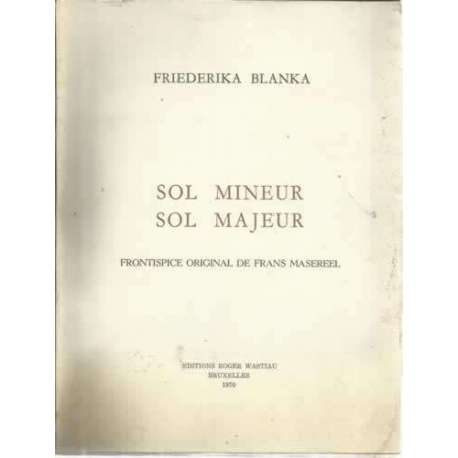 Sol mineur. Sol majeur. Frontispice original de Frans Masereel