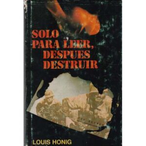 Solo para leer, destruir después