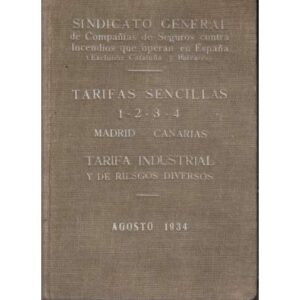 Tarifas sencillas 1-2-3-4 Madrid- Canarias