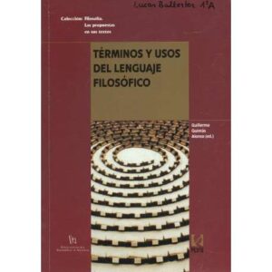 Términos y usos del lenguaje filosófico