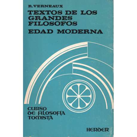 Textos de los grandes filósofos. Edad Moderna