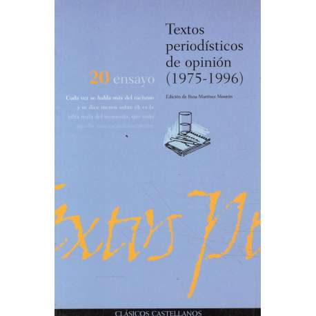 Textos periodísticos de opinión (1975-1996)