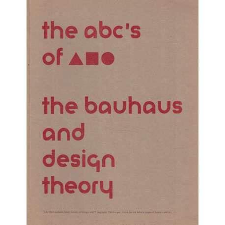 The abc's of... The bauhaus and design theory