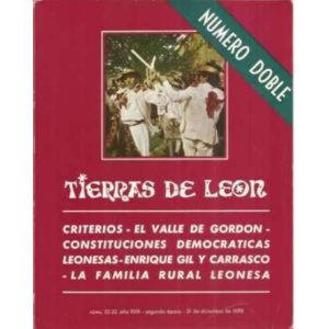 Tierras de León. nº32-33. 31 de diciembre de 1978. Criterios. El valle de Gordon. Constituciones democráticas leonesas. Enrique