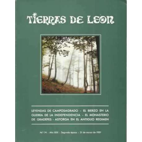 Tierras de León. nº74. 31 de marzo de 1989