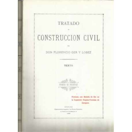 Tratado de construcción civil. 2 tomos: Texto y atlas