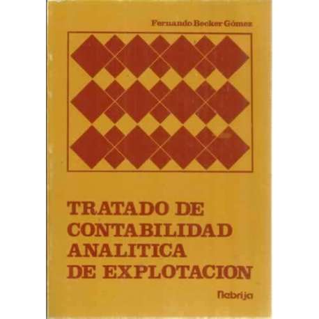 Tratado de contabilidad analitica de explotación