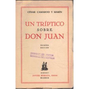 Un tríptico sobre Don Juan