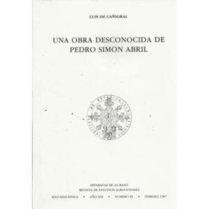 Una obra desconocida de Pedro Simón Abril