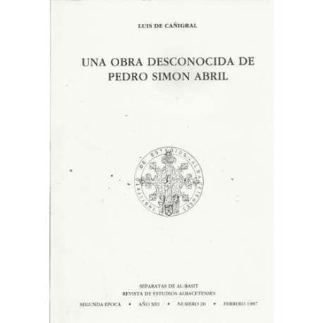 Una obra desconocida de Pedro Simón Abril