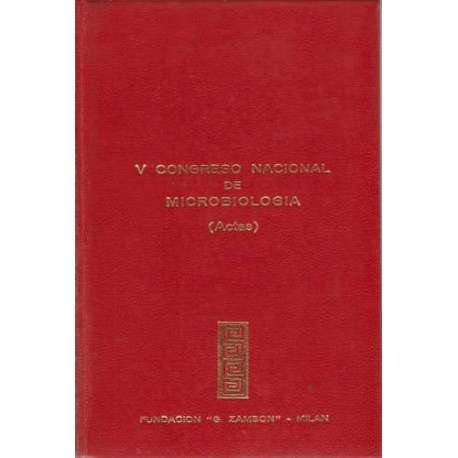 V Congreso nacional de microbiología (actas)