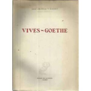 VIVES-GOETHE. Conferencias