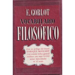 Vocabulario Filosófico