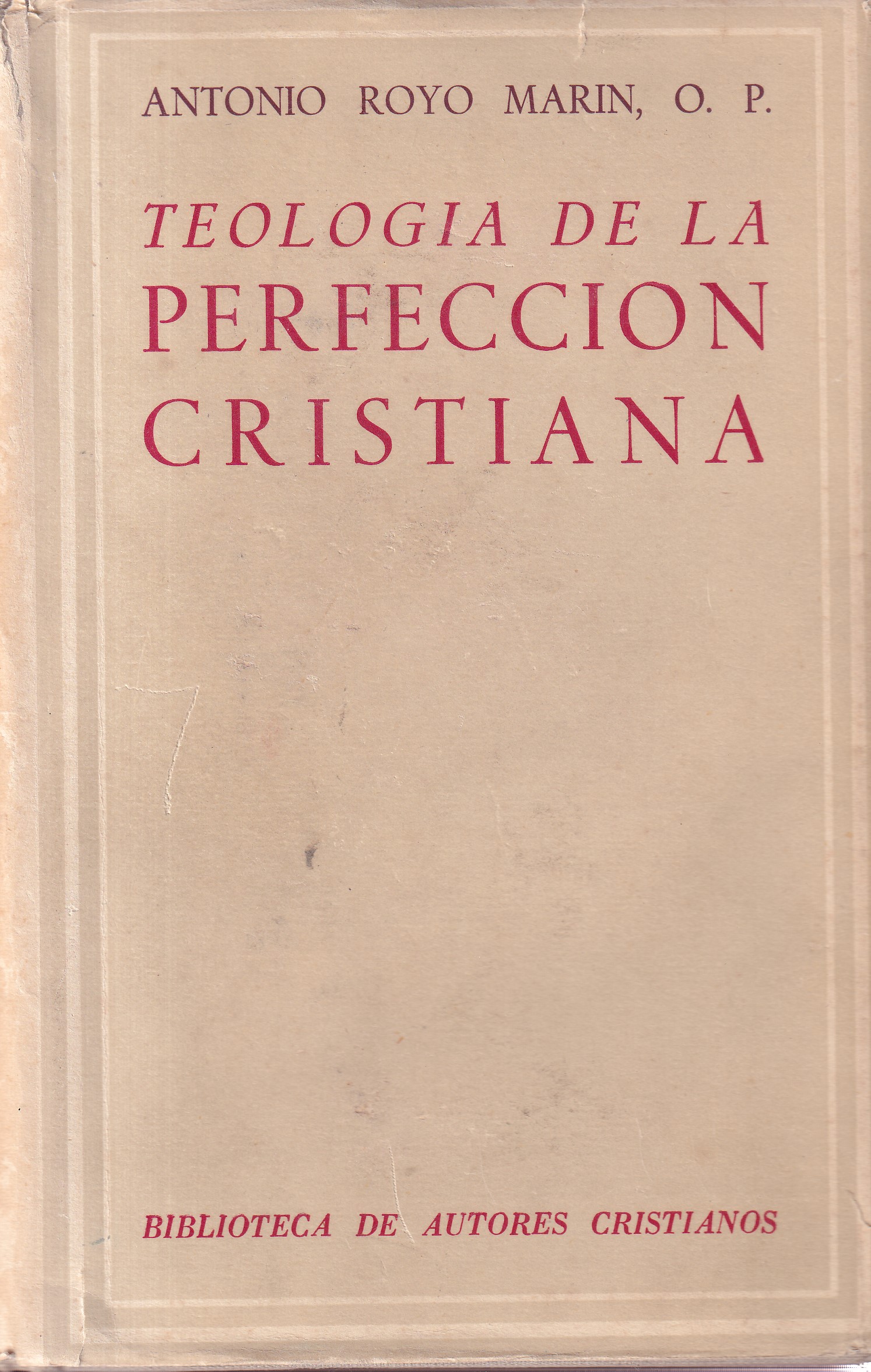 Teología de la perfección cristiana