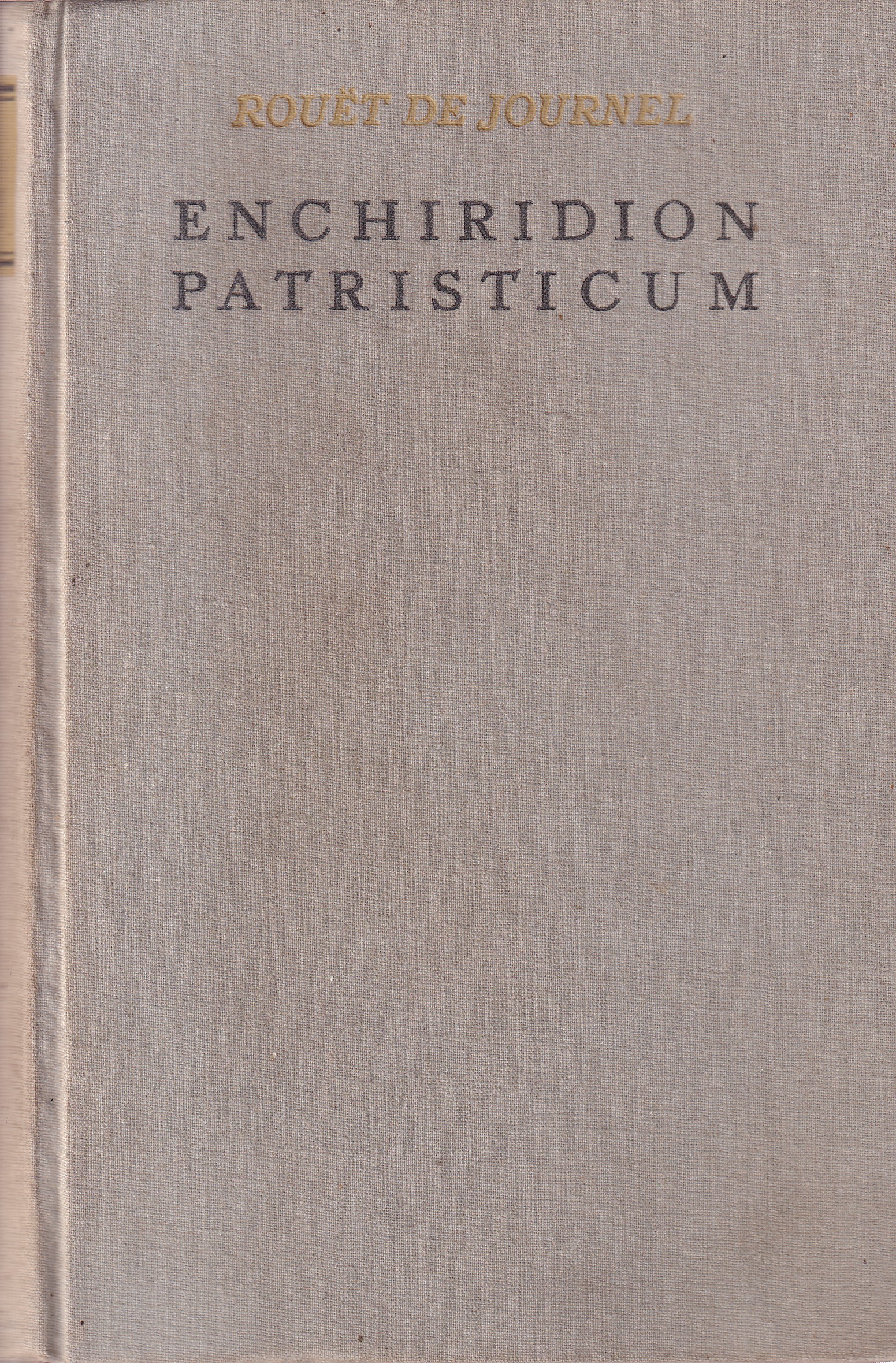 Enchiridion patristicum