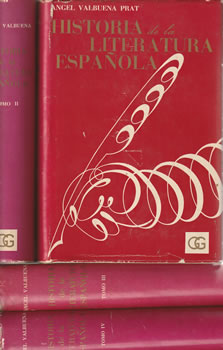 Historia de la literatura española. IV Tomos
