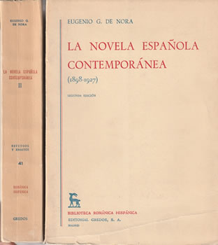 La novela española contemporánea. 2 Tomos
