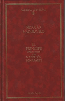 El Príncipe. Comentado por Napoleón Bonaparte