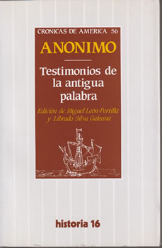Testimonios de la antigua palabra
