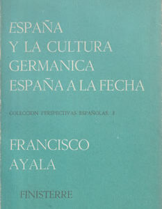 España y la cultura germánica. España a la fecha