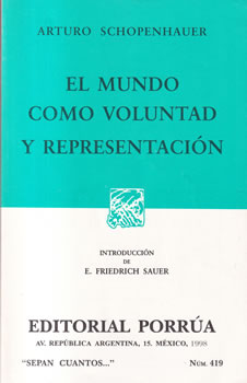 El mundo como voluntad y representación