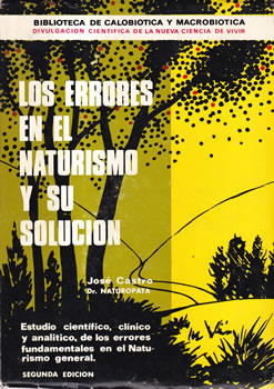 Los errores en el naturismo y su solución