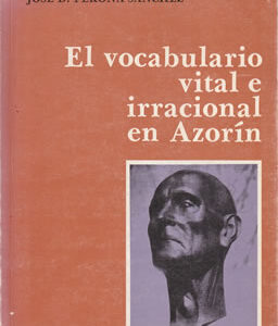 El vocabulario vital e irracional en Azorín