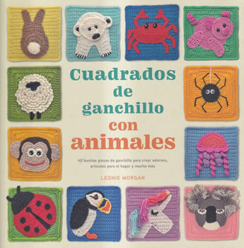 Cuadrados de ganchillo con animales