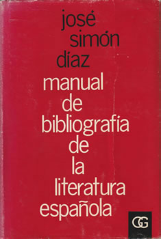 Manual de bibliografía de la literatura española