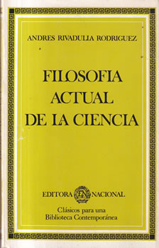 Filosofía actual de la ciencia