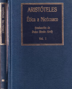 Ética a Nicómaco. II Tomos
