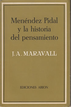 Menéndez Pidal y la historia del pensamiento