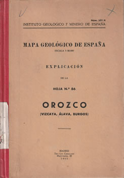 Mapa Geológico de España: Orozco