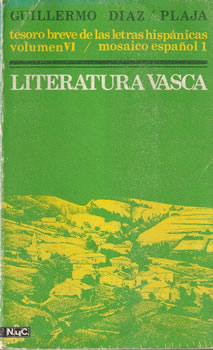 Tesoro breve de las letras hispánicas: Literatura Vasca