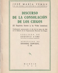 Discurso de la Consolación de los Ciegos (El espíritu Santo y la Vida interior)
