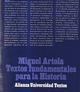 Textos fundamentales para la historia
