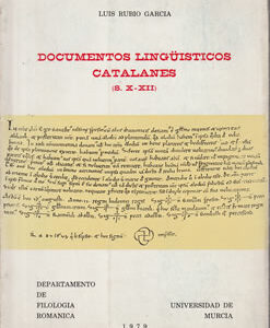 Documentos Lingüísticos Catalanes (Siglos X-XII)