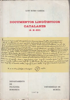 Documentos Lingüísticos Catalanes (Siglos X-XII)